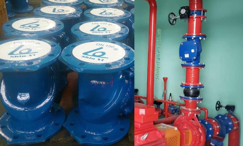 van 1 chiều lá lật shinyi RDCV DN150