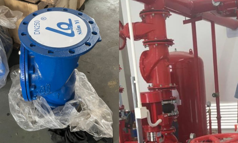 van 1 chiều lá lật shinyi RDCV DN250