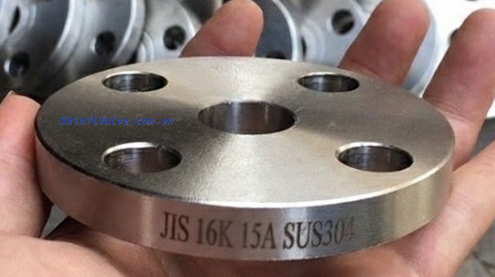 vị trí của tiêu chuẩn mặt bích jis 16k