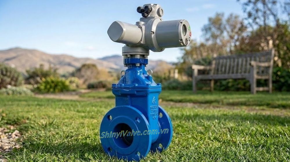 giới thiệu về van cổng điện shinyi emd dn50