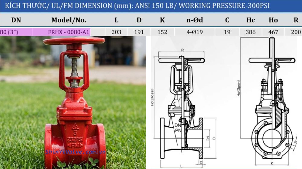 kích thước của shinyi frhx 0080 a1