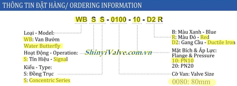 ký hiệu van shinyi WBSS DN80