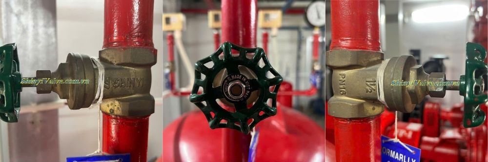 lắp đặt van cửa đồng shinyi