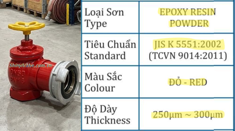 lớp sơn của van shinyi fhda dn50