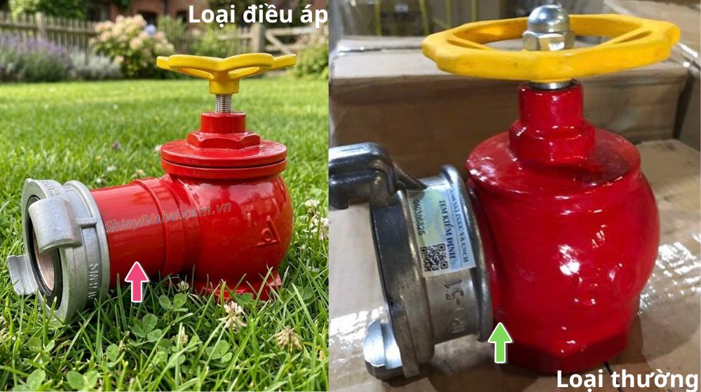 nhận diện van góc điều áp shinyi