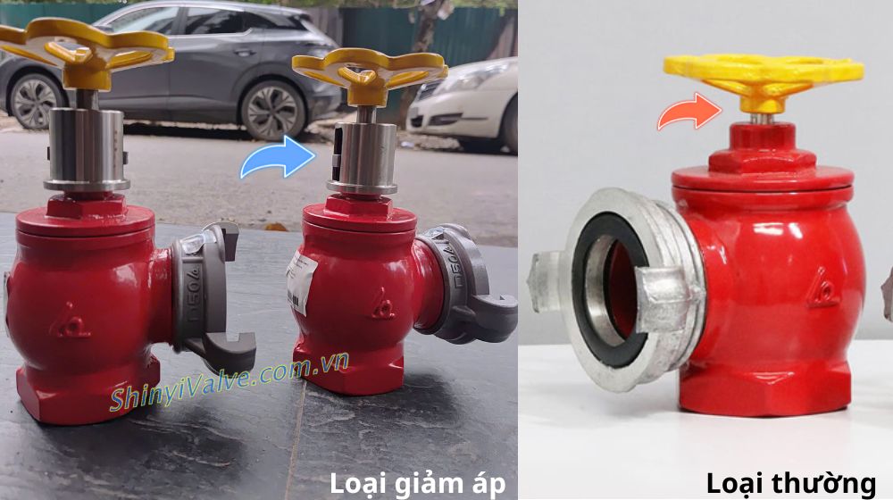 phân biệt van góc giảm áp shinyi