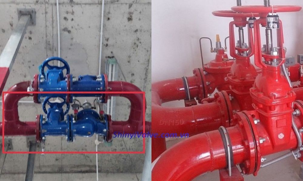 ứng dụng van shinyi H500 DN150