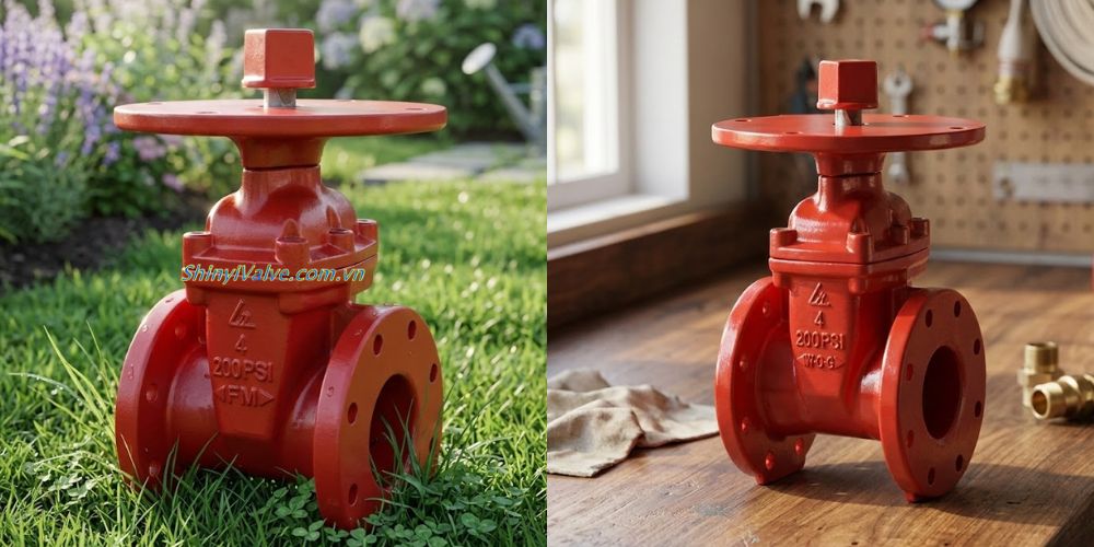 van cổng ty chìm ul fm shinyi thường dùng